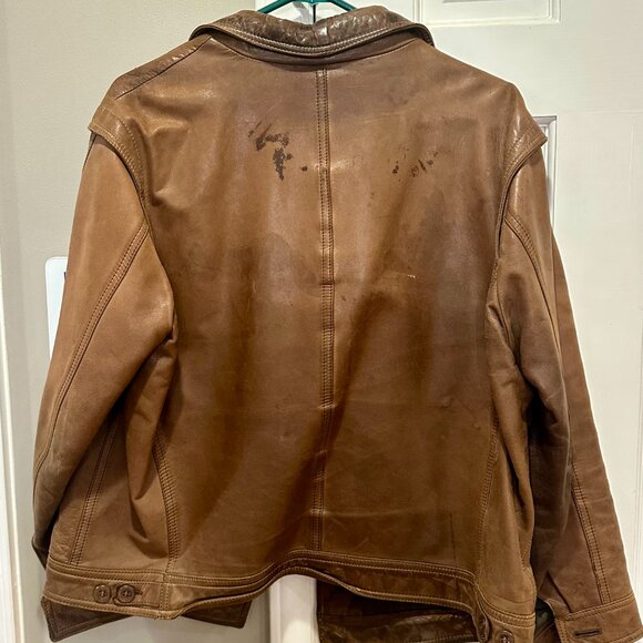 vintage zero king leather jacket from 1970's - size 44 - Picture 8 of 9